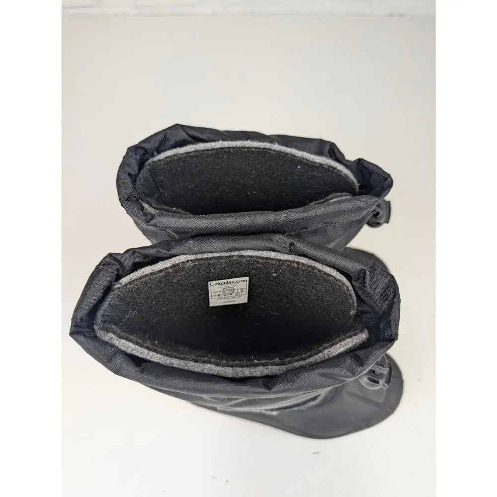 Columbia Youth Size 1 Powderbug Black Winter Boots
